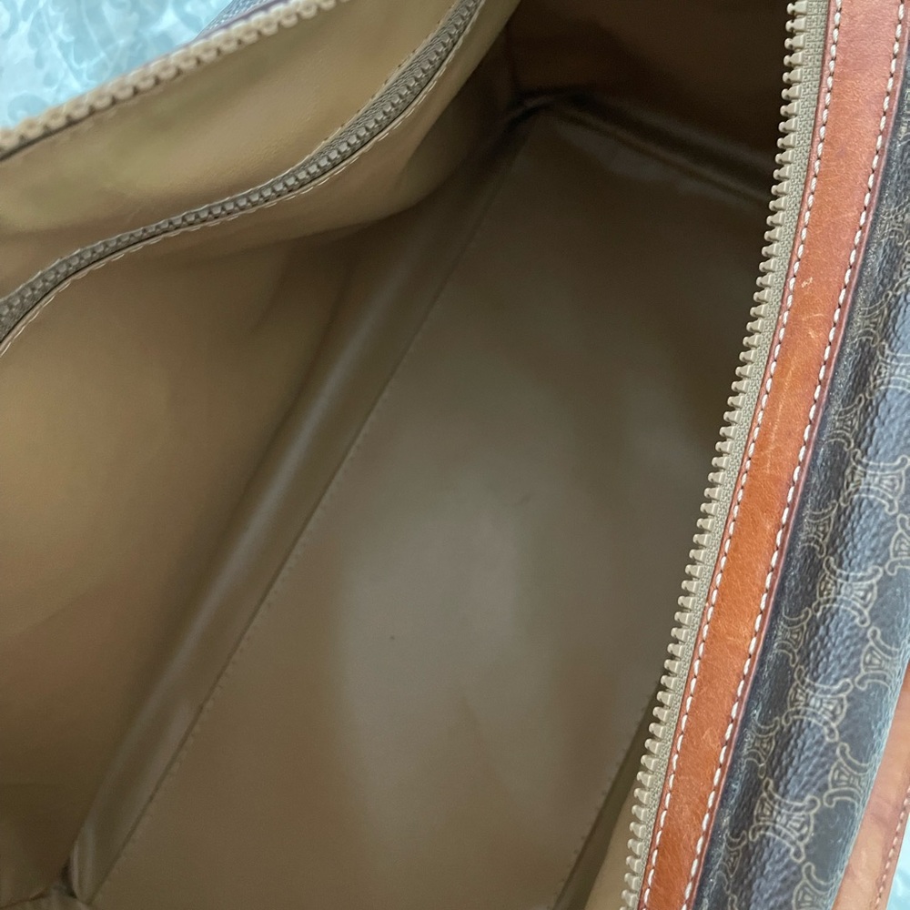 Céline Brown Monogram Handbag - Picture 5 of 7